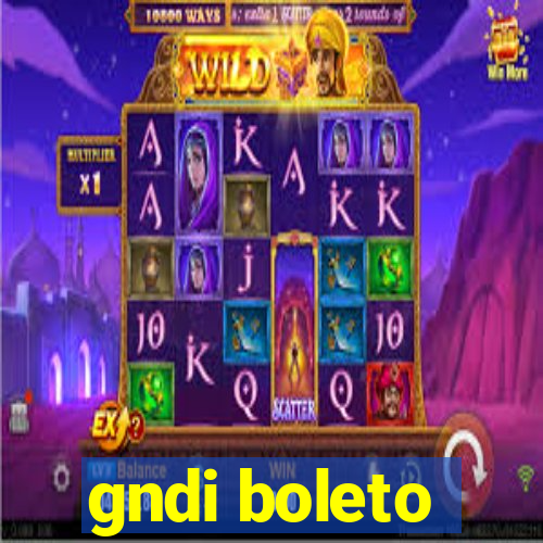 gndi boleto